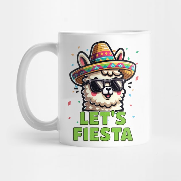 Let's Fiesta Llama by Odetee